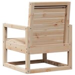 vidaXL Salon de jardin 3 Pièces bois massif de pin