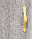 vidaXL Buffet haut sonoma gris 69 5x31x115 cm bois d'ingénierie