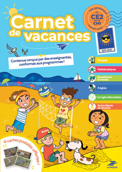 Carnet de vacances - du CE2 vers le CM1 - Edition 2025