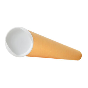 Tube d'emballage carton rond kraft 65cm (L)