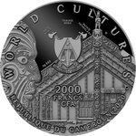 Pièce de monnaie en Argent 2000 Francs g 62.2 (2 oz) Millésime 2020 World Cultures HAKA