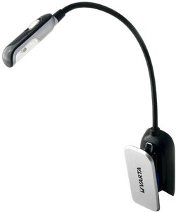Lampe de lecture LED 'LED Book Light', 2 x pile-bouton VARTA