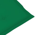 vidaXL Chaises inclinables de jardin lot de 4 et coussins Bois acacia