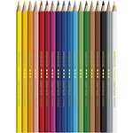 Etui de 18 crayons de couleur swisscolor permanents assortis caran d'ache