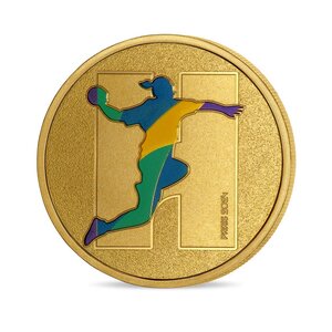 Jeux Olympiques et Paralympiques de Paris 2024 - Alphabet Sport - Médaillon H