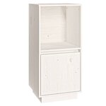 vidaXL Buffet blanc 38x35x80 cm bois massif de pin