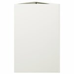 vidaXL Jardinières 2 Pièces blanc triangulaire 50x43x75 cm acier