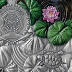Pièce de monnaie en Argent 2 Dollars g 62.2 (2 oz) Millésime 2024 Lifelong Journey RED EARED TURTLE