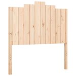 vidaXL Cadre de lit et tête de lit 100x200 cm bois massif