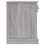 vidaXL Tables de chevet 2 Pièces sonoma gris 43x36x50 cm