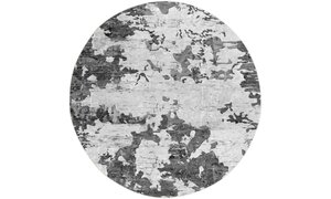 Tapis de salon Moderne 120 x 120 cm - Gris