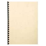 Paquet De 100 Couvertures Grain Cuir Pour Reliure A3 - Ivoire - Papeteries De Clairefontaine