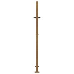 vidaXL Portail de jardin 105x155 cm acier corten conception de carré