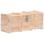 vidaXL Coffre de rangement 90x40x40 cm Bois d'acacia solide