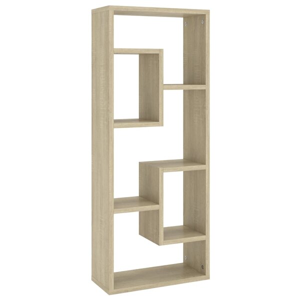 vidaXL Étagère murale Chêne sonoma 36x16x90 cm Bois d'ingénierie