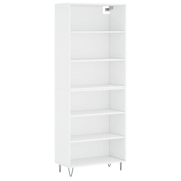 vidaXL Buffet blanc 69 5x32 5x180 cm bois d'ingénierie