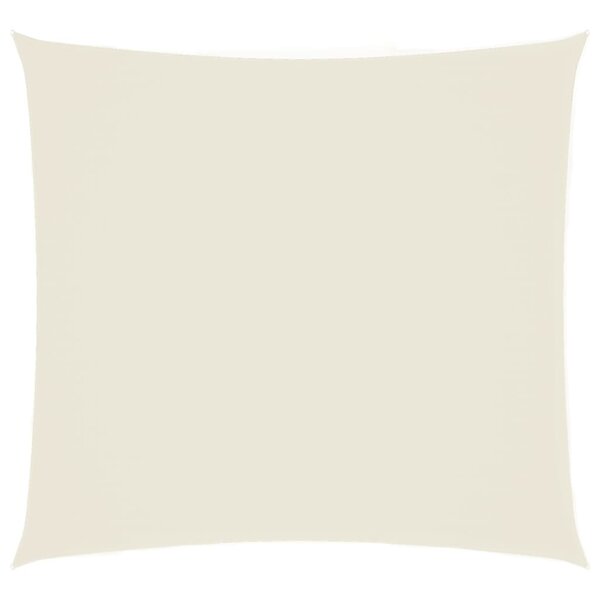 vidaXL Voile de parasol tissu oxford carré 3x3 m crème