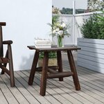 vidaXL Table d'appoint 49x49x50 cm bois massif d'épicéa