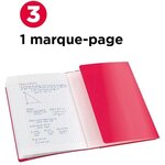 OXFORD Cahier Easybook agrafé - 17 x 22 cm - 96p seyes - 90g - Incolore