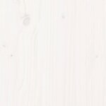 vidaXL Lit superposé triple blanc 140x200/70x140 cm bois de pin massif