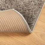 vidaXL Tapis ISTAN à poils longs aspect brillant gris 240x340 cm