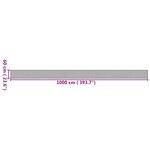 vidaXL Tapis rectangulaire naturel 60x1000 cm bambou