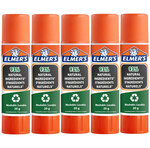 Elmer's stic bâtons de colle pure  93   d'ingrédients naturels  Idéal pour les écoles et le bricolage  20g x 5