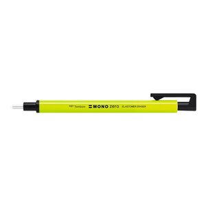 Stylo gomme mono zero pointe ronde 2 3 mm néon jaune x 6 tombow