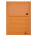 Paquet de 10 chemises à fenêtre SUPER 160g/m2 - 22x31cm Couleurs assorties EXACOMPTA