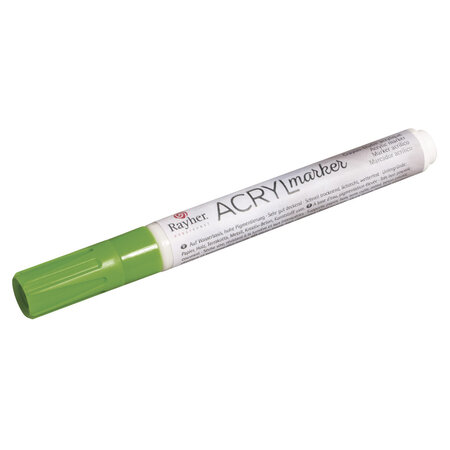 Crayon - feutre acrylique  vert poison  Pointe ronde 2 - 4mm  avec soupape