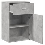 vidaXL Armoire de rangement gris béton 56 5x39x90 cm bois d'ingénierie