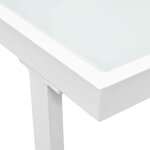 vidaXL Salon de jardin 5 Pièces Textilène Aluminium Noir