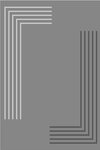 Tapis d'intérieur GREC 120 x 180 cm - Gris