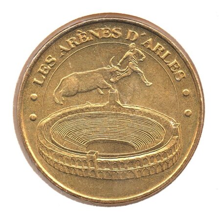Mini médaille monnaie de paris 2007 - les arènes d’arles