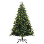 vidaXL Sapin de Noël artificiel à charnières avec support 240 cm