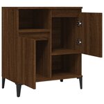vidaXL Buffet Chêne marron 60x35x70 cm Bois d'ingénierie