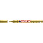 Marqueur Peinture brillante 751 Or Pointe Ronde 1-2 mm x 6 EDDING
