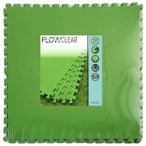 Bestway Flowclear Protecteurs de sol de piscine 9 Pièces vert 5 47 m²