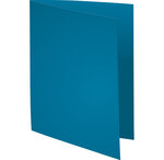 Paquet 100 chemises Foldyne 180 Bleu foncé EXACOMPTA