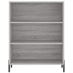 vidaXL Armoire à étagères sonoma gris 69 5x32 5x90cm bois d'ingénierie