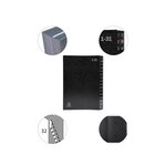 Trieur Rigide Economique Ordonator 32 Compartiments Numériques - 24x34cm - Noir - X 6 - Exacompta