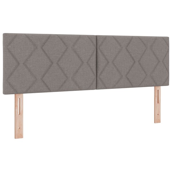 Tête de lit vidaXL Design Blocs Diamant Taupe 160 cm Tissu
