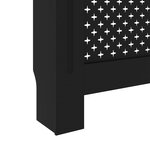 vidaXL Cache-radiateur noir 152x19x81 5 cm MDF