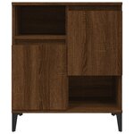 vidaXL Buffet Chêne marron 60x35x70 cm Bois d'ingénierie