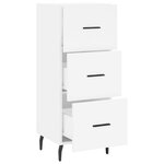 vidaXL Buffet blanc 34 5x34x90 cm bois d'ingénierie