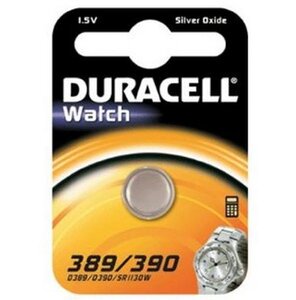 pile oxyde argent 'Watch' SR54 389/390 1 5 Volt DURACELL