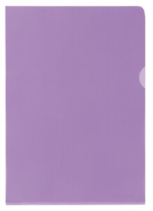pack de 25 pochettes transparente Premium, A4, PVC, clair, violet ELBA