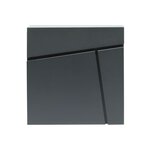 Boite aux lettres design anthracite murale porte journal magazine acier galvanisé anthracite