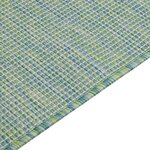 vidaXL Tapis à tissage plat d'extérieur 80x250 cm Turquoise