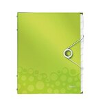 Trieur WOW Polypro A4 12 compartiments Vert métallisé LEITZ